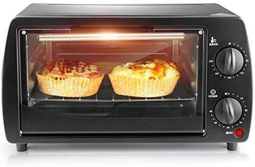 Horno tostador,multifuncional Especialidad 2 capas 9L Horno eléctrico para hornear 220 V Horno de pizza casero Herramientas para hornear para pasteles Ala de pollo Control de temperatura Temporización