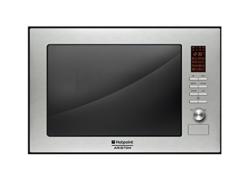 Hotpoint MWHA 222.1 X Integrado 25L Acero inoxidable - Microondas (Integrado, 25 L, Botones, Giratorio, Acero inoxidable, 595 mm, 388 mm)