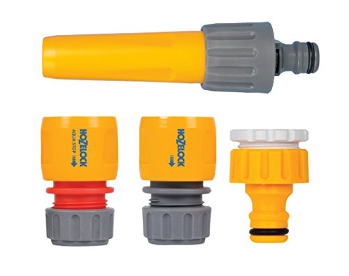 Hozelock Kit Inicial Completo para 15 mm, gris, amarillo, 1-Pack