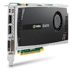 HP WS095AA - Tarjeta gráfica (Quadro 4000, 2560 x 1600 Pixeles, NVIDIA, 2 GB, GDDR5-SDRAM, 256 Bit)