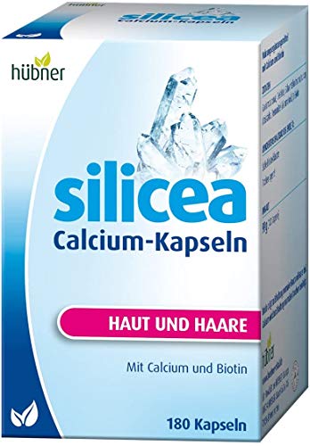 hübner Silicea - Cápsulas de calcio para piel y cabello (180 unidades)