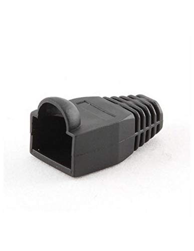 iggual IGG312902 - Funda Conector RJ45, 10 Unidades, Color Negro