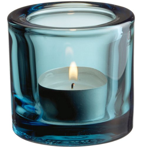 Iittala Juego de Velas, Azul, 60 mm