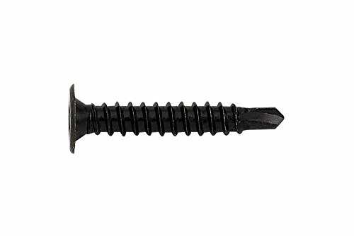 INDEX Fixing Systems BCPN4223 [BCP N] Tornillo autotaladrante de cabeza extraplana y huella Phillips. Negro (4,2 x 23), 4,2 x 23 mm, Set de 500 Piezas