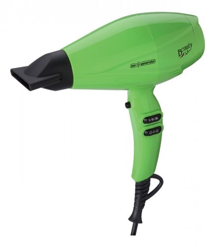 Jata SC1027V - Secador, 2200 W, función iónica, 2 velocidades, 3 niveles de temperatura, aire frio, difusor, color verde