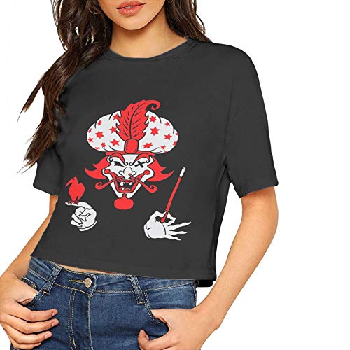 John J Littlejohn Camiseta de manga corta para mujer, con estampado de Hatchetman-ICP