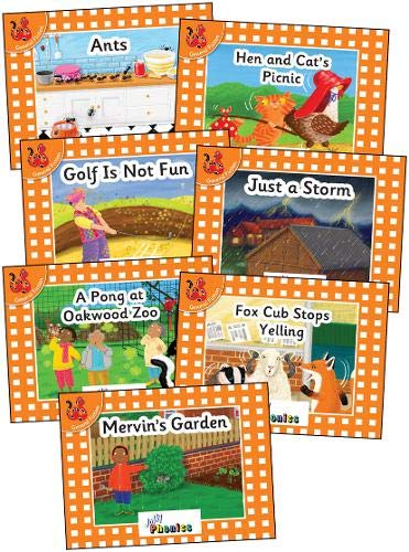 Jolly Phonics Orange Level Readers Complete Set: in Precursive Letters (British English edition)