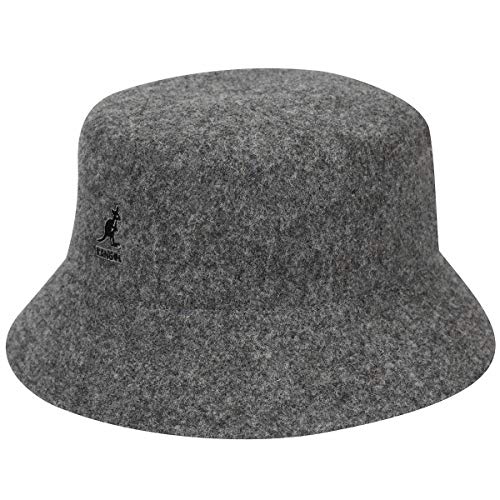 Kangol Wool LAHINCH Gorro de Pescador, Gris (Flannel FL034), L Unisex Adulto