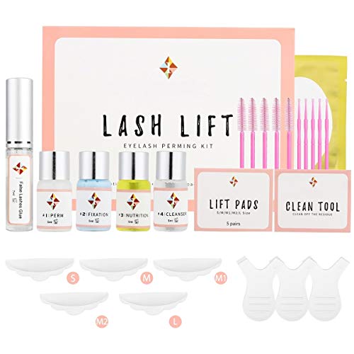 Kit de elevación de pestañas Kit de permanente de pestañas,Lash Lift Kit,Maquillaje De Pestañas,Lifting Pestañas Kit Profesional,Semi-permanente de pestañas rizado permanente,Duradero y natural