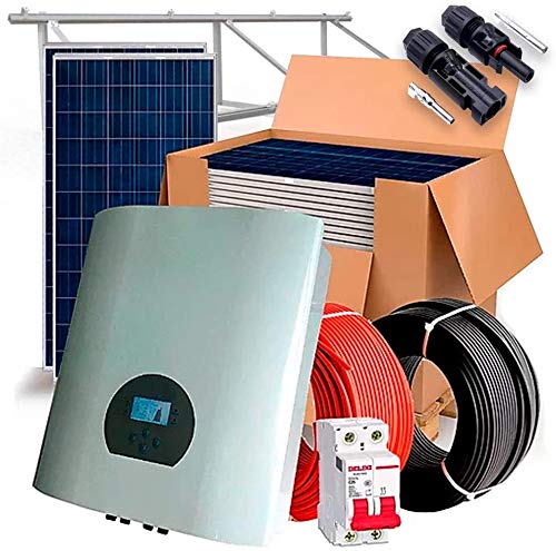 Kit Solar 10KW Trifásica Autoconsumo Inyección a Red (Tejado Sandwich Chapa)