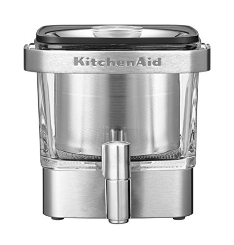 KitchenAid 5KCM4212SX Cold Brew - Cafetera de émbolo (acero inoxidable), color plateado