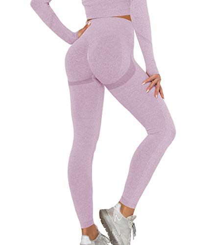 KIWI RATA Leggins Deportivos Mujer Push up Mallas Pantalones Cintura Alta Yoga Leggings Pantalón Moda Sin Costuras para Fitness Running Deporte Elásticos y Transpirables