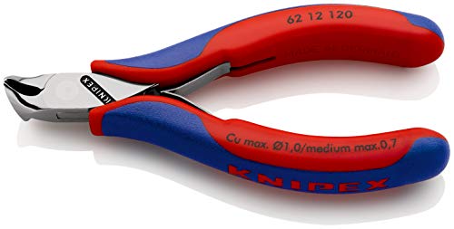 KNIPEX Alicate de corte oblicuo para electrónica (120 mm) 62 12 120