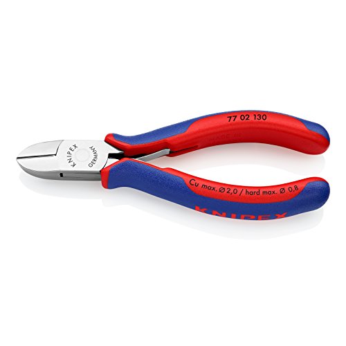 KNIPEX Alicates de corte diagonal para electrónica (130 mm) 77 02 130