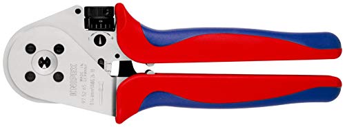 KNIPEX Crimpadora de 4 mandriles para terminales girados (230 mm) 97 52 65