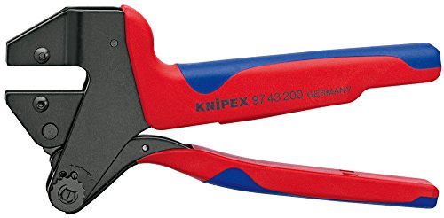 KNIPEX Crimpadora de sistema para mordazas intercambiables (200 mm) 97 43 200 A (cartulina autoservicio/blíster)