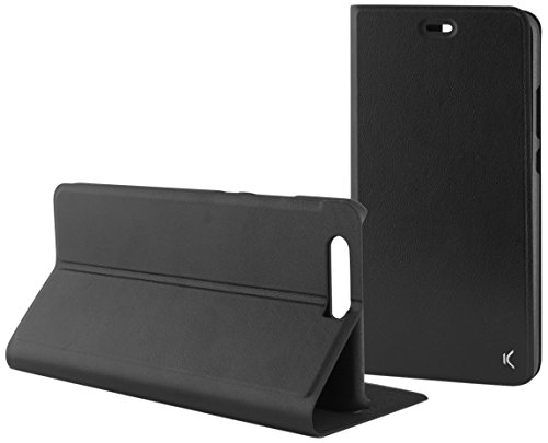 Ksix B0741FU81 - Funda Folio Slim (con Soporte, para Huawei P10 Plus) Color Negro