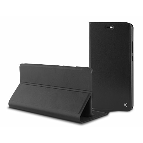 Ksix B2995FU81 - Funda Folio Slim con Standing, para Nokia 8, Color Negro