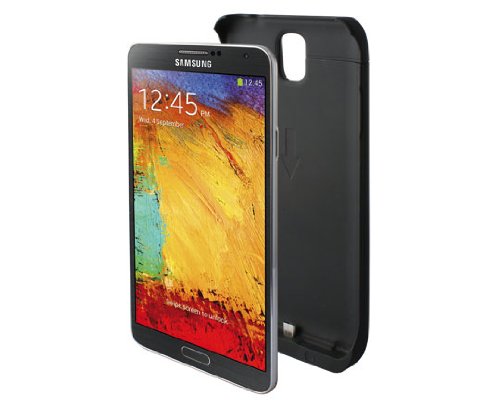 Ksix B8514PC01 - Funda con batería de 5000 mAh para Samsung Galaxy Note 3 N9000/9002