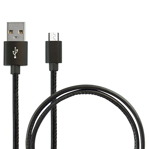 Ksix Executive - Cable de Datos y Carga (Micro USB y USB, 1 Metro) Color Negro