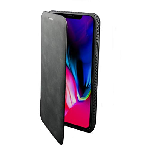 Ksix Funda Folio Executive Cierre MAGNETICO Y Standing para iPhone X/XS Negra