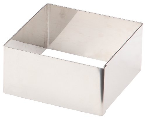 Lacor - 68480 - Molde Aro cuadrado 8x8 cms. Inox