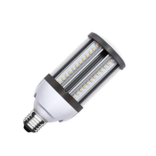 Lámpara LED Alumbrado Público Corn E27 18W IP65 Bombilla Farolas Iluminación Calles (K6000)