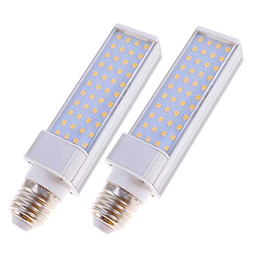 LHQ-HQ 2 PC LED crece la bombilla Full Spectrum E27 44 LED Lámpara Planta de cultivo de interior Luces de Blooming planta de semillero de fructificación