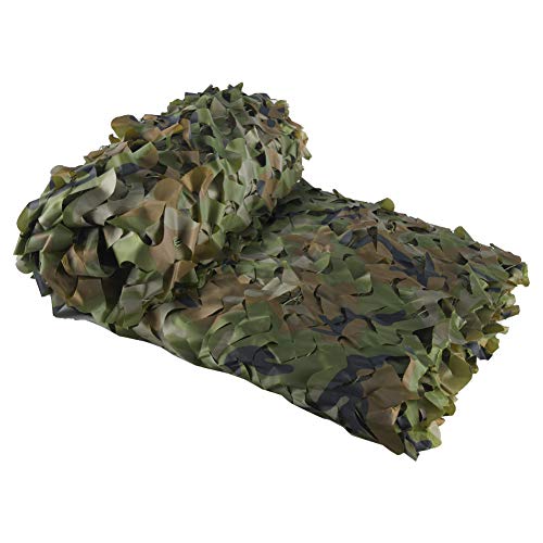 LOOGU Red de camuflaje del ejército alemán, protección solar para exteriores, para jardín, tiempo libre, camping, fiestas, bares, decoración, camuflaje, 3 x 4 m