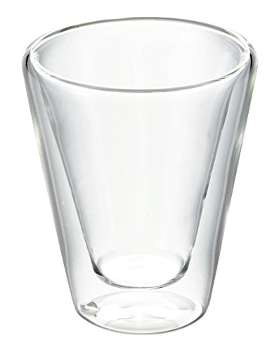 Luigi Bormioli Bredemeijer 1455 - Vasos de Doble Pared (sin asa, Vidrio de borosilicato, 85 ml, 2 Unidades)