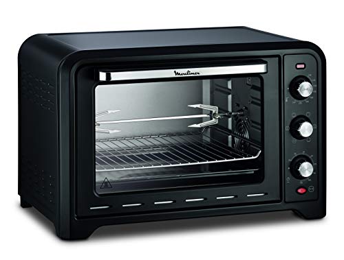 Moulinex Optimo OX4448  -Horno eléctrico con capacidad de 19 l, potencia de 1380 W 2000 W 39 L Negro