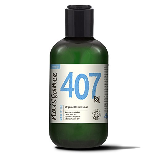 Naissance Jabón natural de Castilla BIO líquido 250ml – Vegano, sin perfumes ni sulfatos.