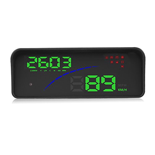 Pantalla Head Up Display de Coche Medidor Digital Inteligente OBD Sistema de Advertencia de Consumo de Combustible