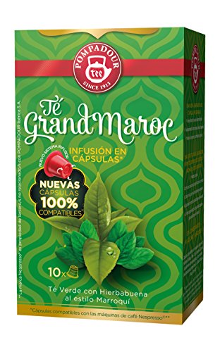 Pompadour Grand Maroc Té - 10 Cápsulas