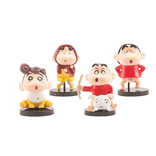 QHYZRV Anime Crayon Shin-Chan Figura 4 Shin-Chan Pastel para Hornear Edición Avanzada Decoración Modelo Modelo Modelo Muñeca Muñeca Regalo Estatua Escultura Altura 8cm