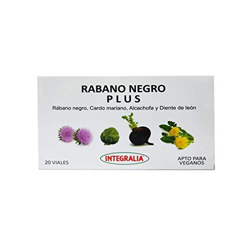 Rabano Negro Plus 20 viales de Integralia