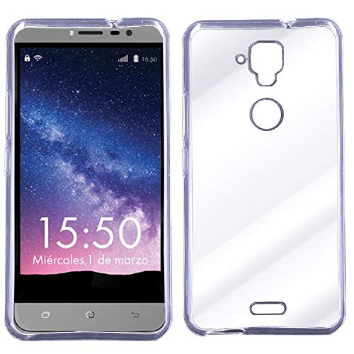 REY - Funda Carcasa Gel Transparente para HISENSE F23, Ultra Fina 0,33mm, Silicona TPU de Alta Resistencia y Flexibilidad