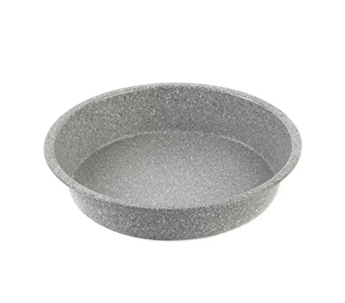 Salter Fuente de Horno Redonda Antiadherente de Acero al Carbono BW02777G de la colección Marble, 24 cm, Gris, 24cm