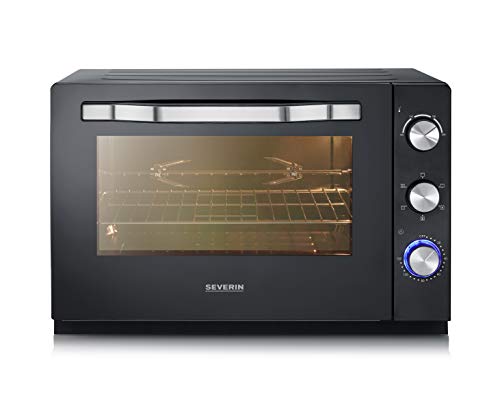 Severin TO 2066 XXL - Horno tostador, 2200 W, 60 L, color negro