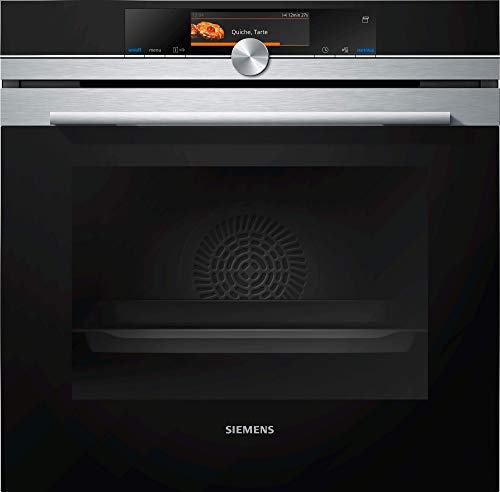 Siemens HS658GXS7 iQ700 Horno de vapor empotrable A+ / Compatible con WiFi con Home Connect/Cool Start sin precalentamiento/sensor de horneado/aire caliente 4D