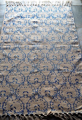 silkroude Alfombra de estilo vintage turco Antalya Kilim Kelim con estampado floral