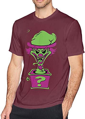 Supyach ICP Joker Card The Riddle Box - Camiseta de manga corta para hombre, algodón, cuello redondo, cómodo, diseño gráfico