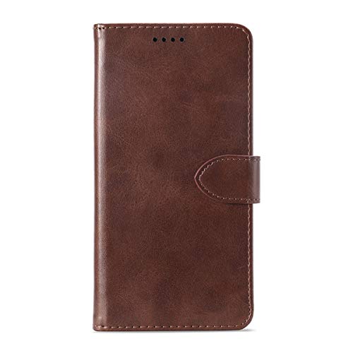 szjckj Funda para Hisense F29, Súper Delgada y Ligera Carcasa Protectora con Función de Soporte PU Cover Trasera Billetera Caso Plegable Case - Marrón