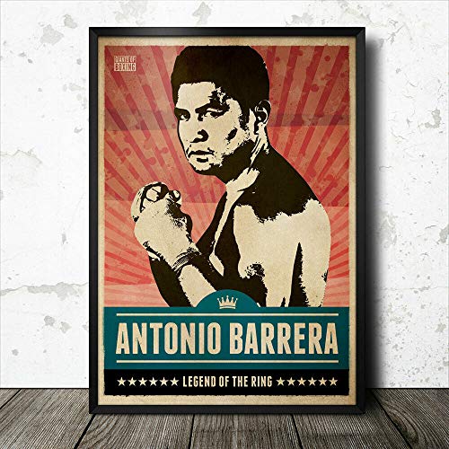 TammieLove Póster de arte de boxeo de Marco Antonio Barrera Arturo Gatti Erik Morales Dormitorio Retro Cafe Store Cartel de metal de hojalata para decoración de pared de 30,5 x 40,6 cm