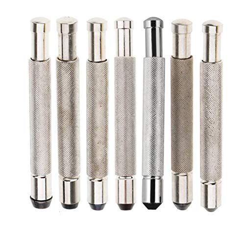 Varadyle 7 Piezas 3,0Mm-7,0Mm Reloj Corona Enrollador Tornillo Manual Cuerda MecáNica Reloj Coronas Kit de Herramientas de ReparacióN de Reloj para Relojero