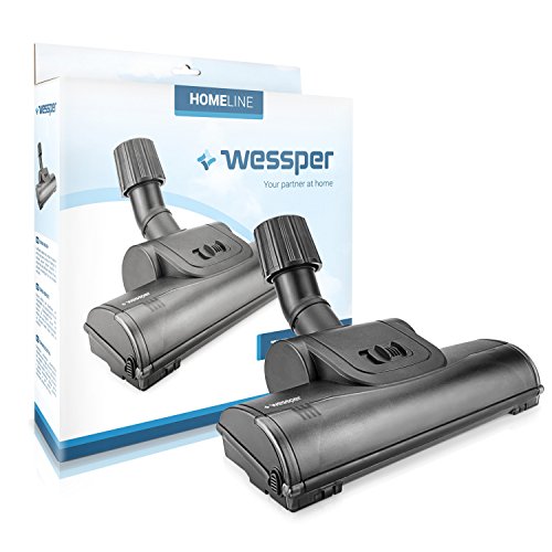 Wessper Turbo Boquilla para Suelos para aspiradora Hoover Synthesis ST71 ST20011 (ø32mm-38mm, con Ruedas)