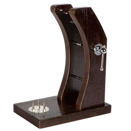 WOLFPACK LINEA PROFESIONAL 5050205 Soporte Jamón Modelo Pata Negra Oscuro, Madera, Marrón