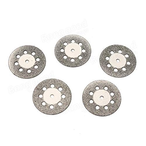 Zambullida hoja de sierra 22 mm 9 hoyos y diamantada discos de corte con 1 mandril en forma for Dremel 5pcs