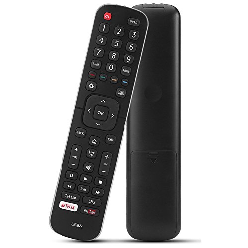 Zerone Mando a Distancia Universal EN2B27 para Hisense TV, Mando a Distancia de Repuesto para Hisense 40K321UW 58K700UWD 65K720UWG Smart TV