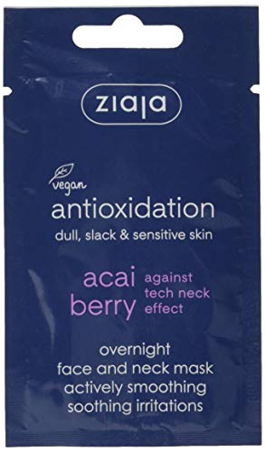 Ziaja Acai Mascarilla Nocturna Cremosa y Gruesa para Rostro y Cuello 7 ml